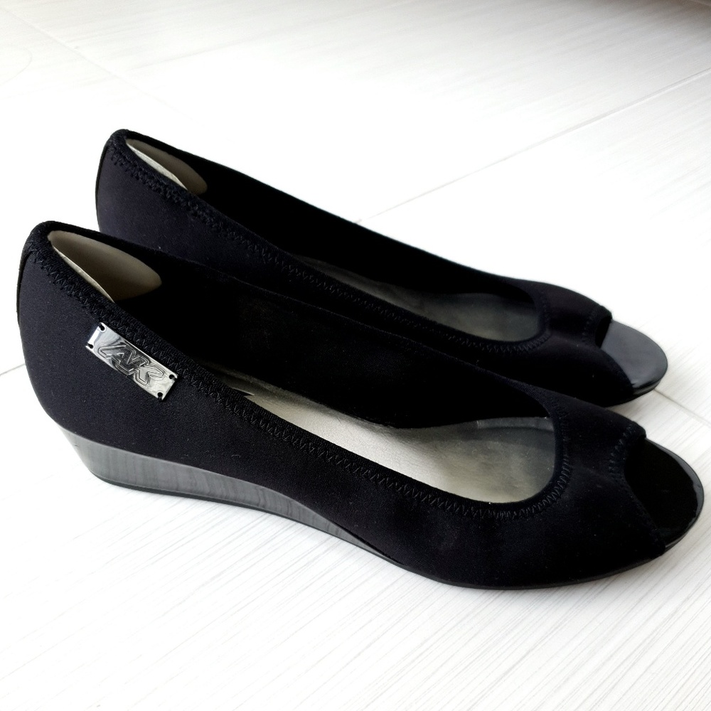 Anne Klein Sport Black Wedges